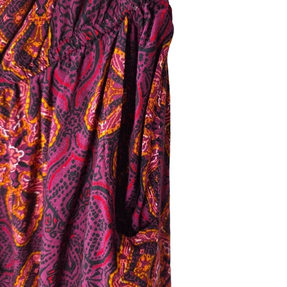 Xhilaration Off the Shoulder Cropped Elastic Waist Jumpsuit Romper Pockets Sz M - Picture 7 of 14